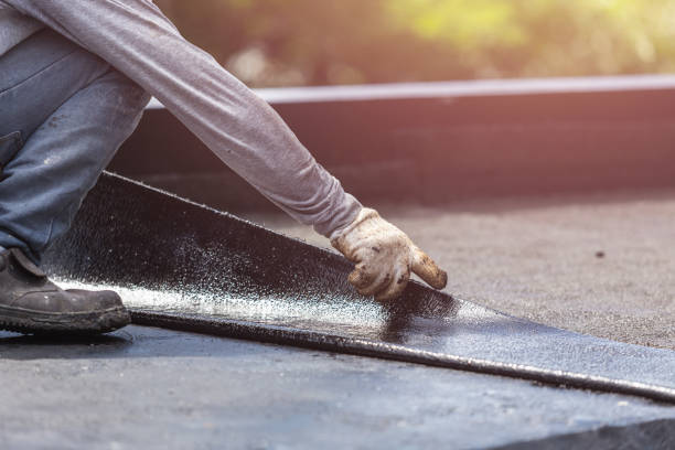 Professional Basement Waterproofing technician working in Skaneateles, NY